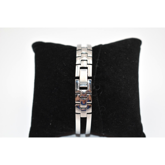 Movado Women's Watch Amorosa Black Dial Swiss Quartz 24mm Silver And Gold Tone - Picture 3 of 10